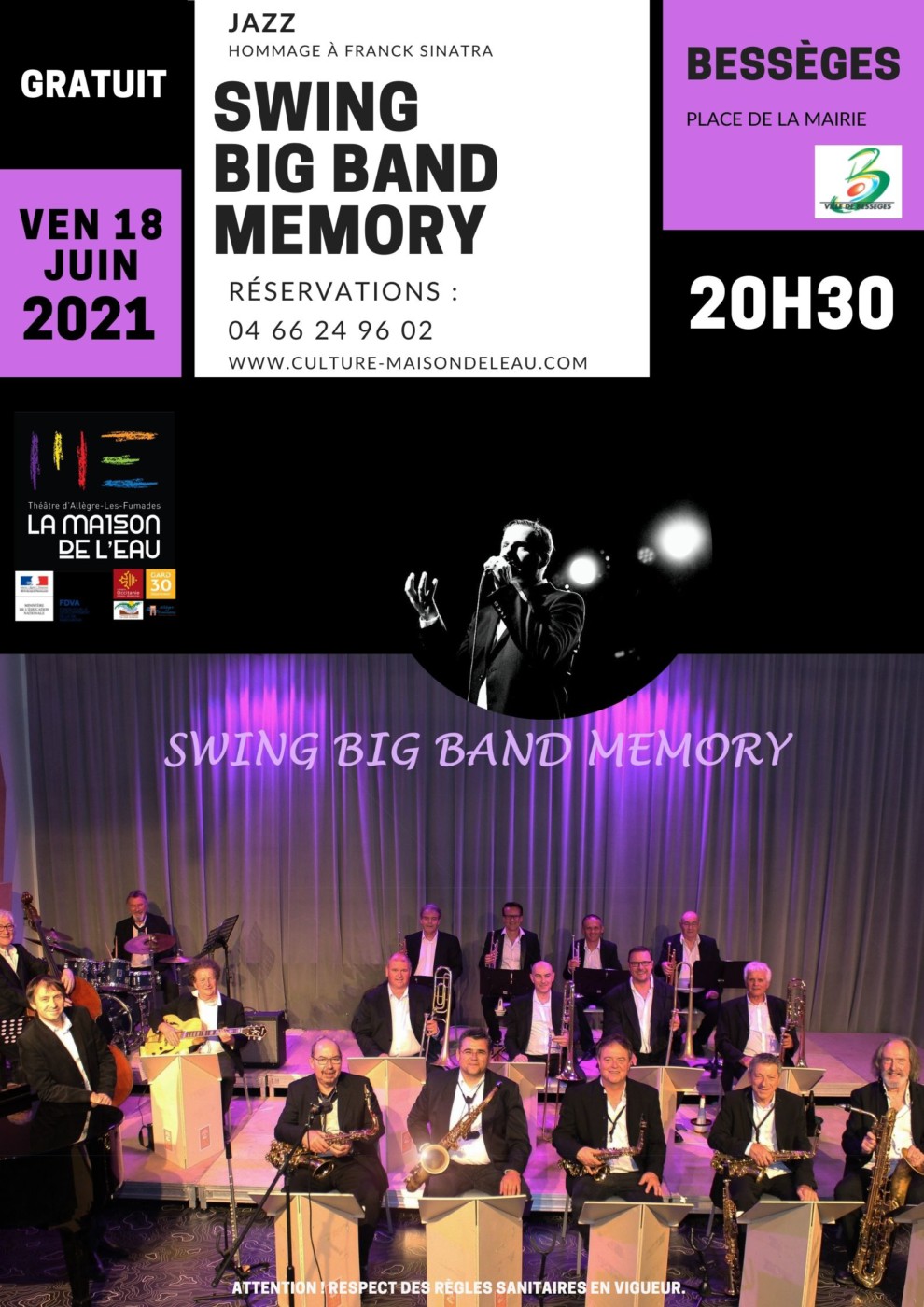 Concert Swing Big Band Memory Mairie De Bessèges